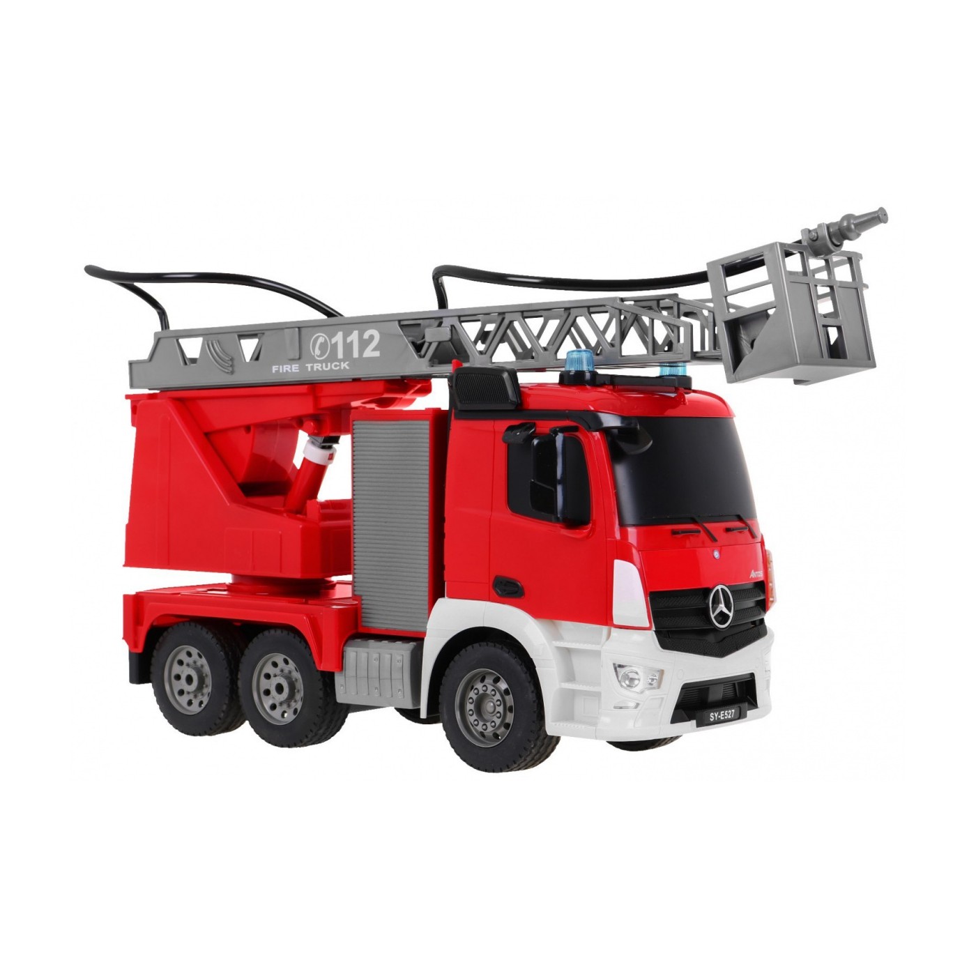 Autíčko R/C Mercedes-Benz Antos 2.4G Protipožární 1:20 Dvojité E