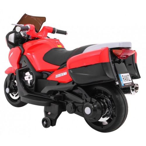 Motocykl  závodník červený