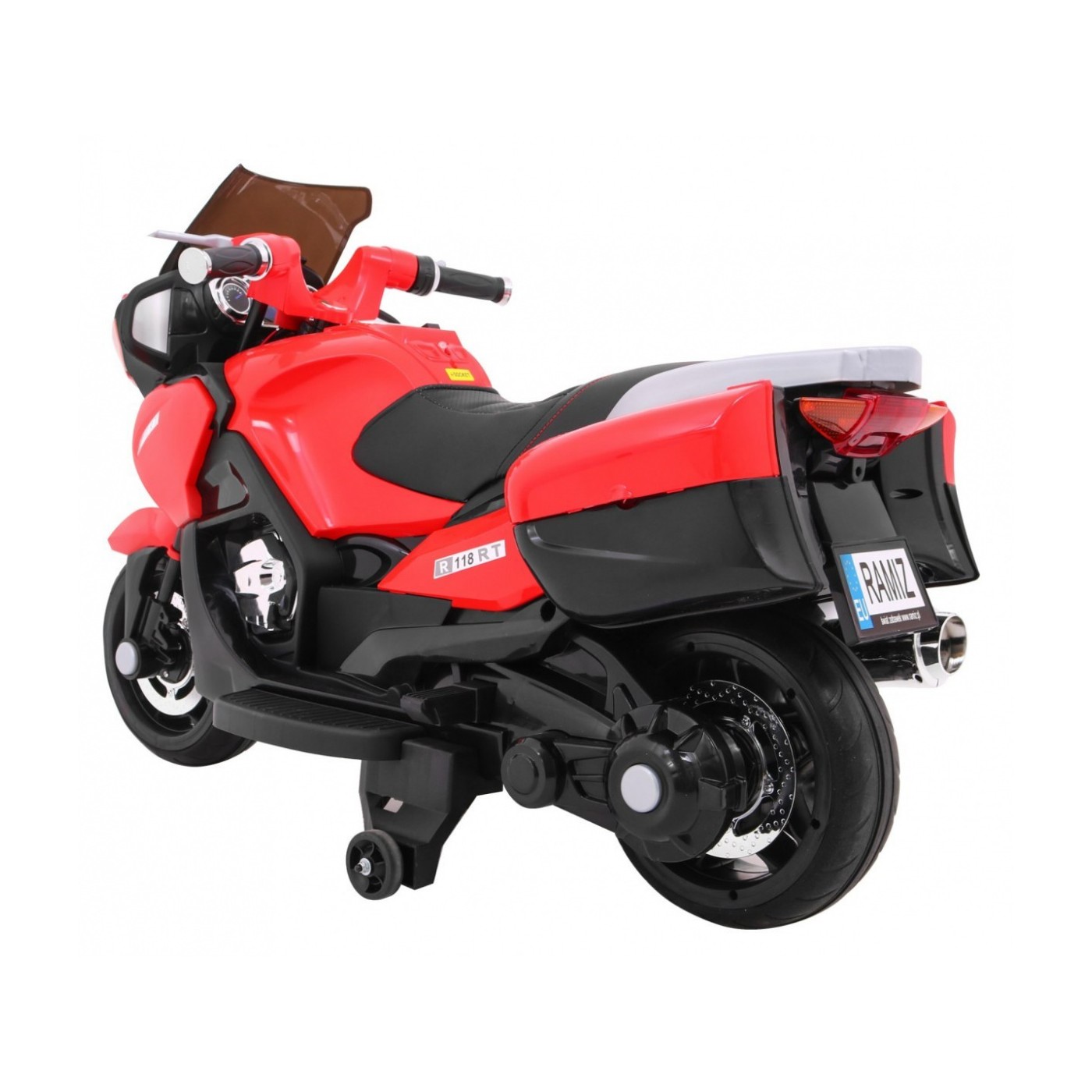 Motocykl  závodník červený