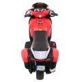 Motocykl  závodník červený