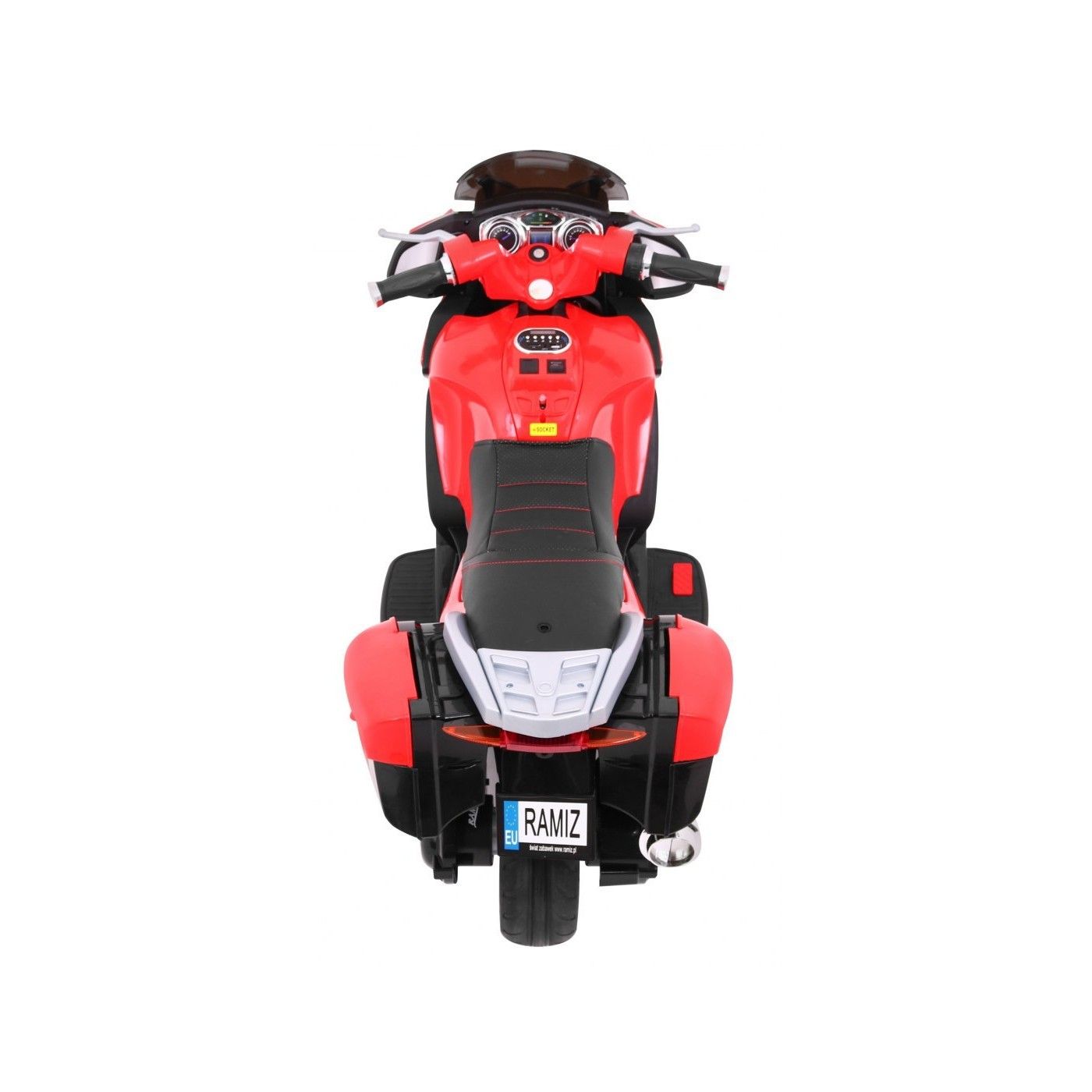 Motocykl  závodník červený