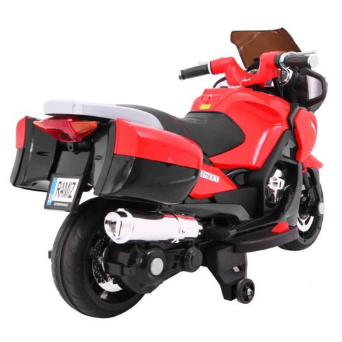 Motocykl  závodník červený
