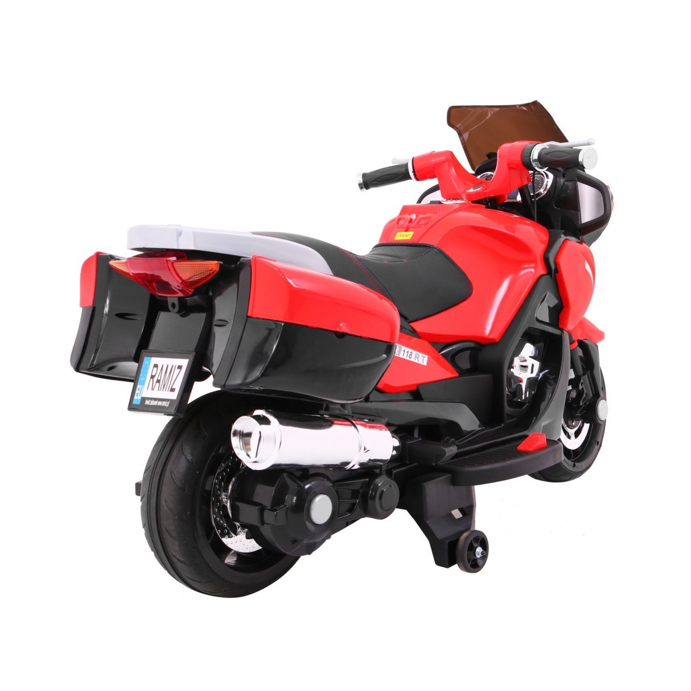 Motocykl  závodník červený