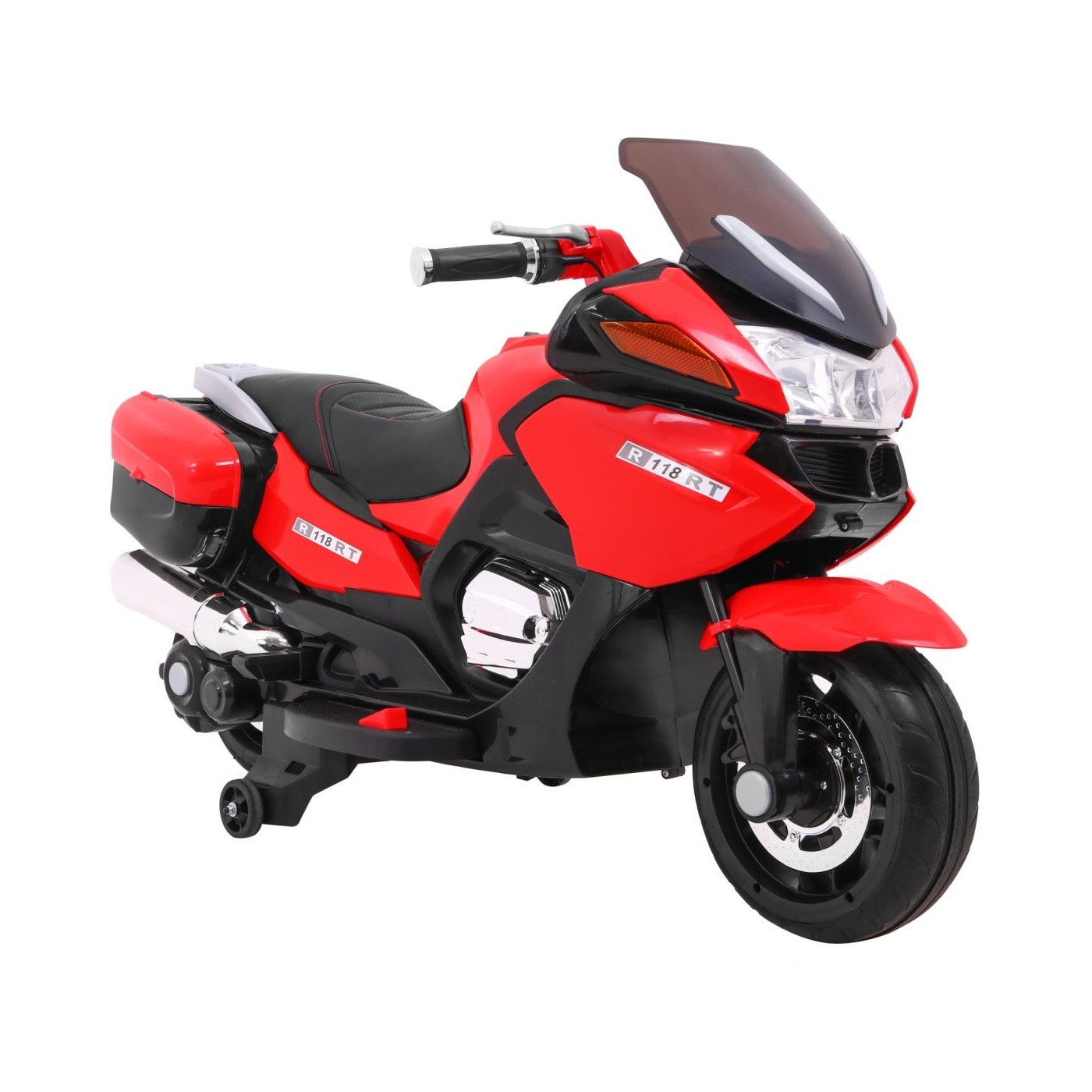 Motocykl  závodník červený