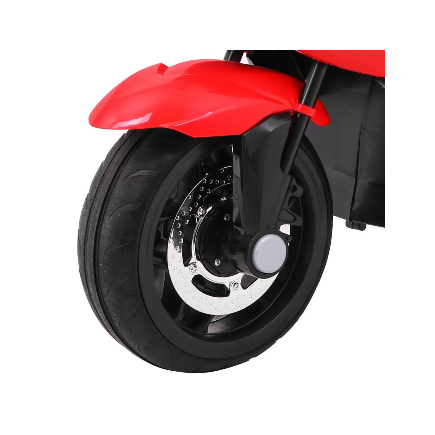 Motocykl  závodník červený