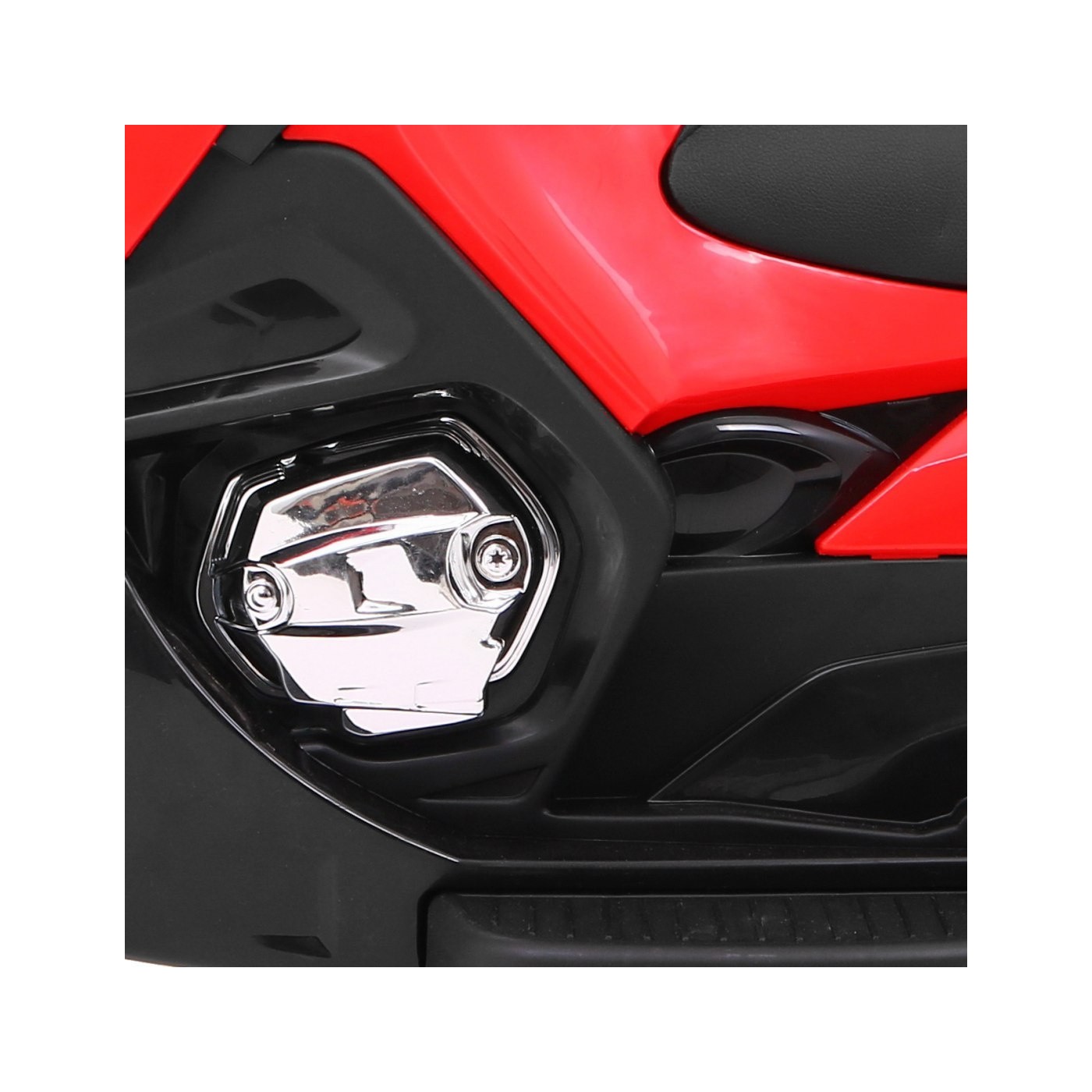Motocykl  závodník červený