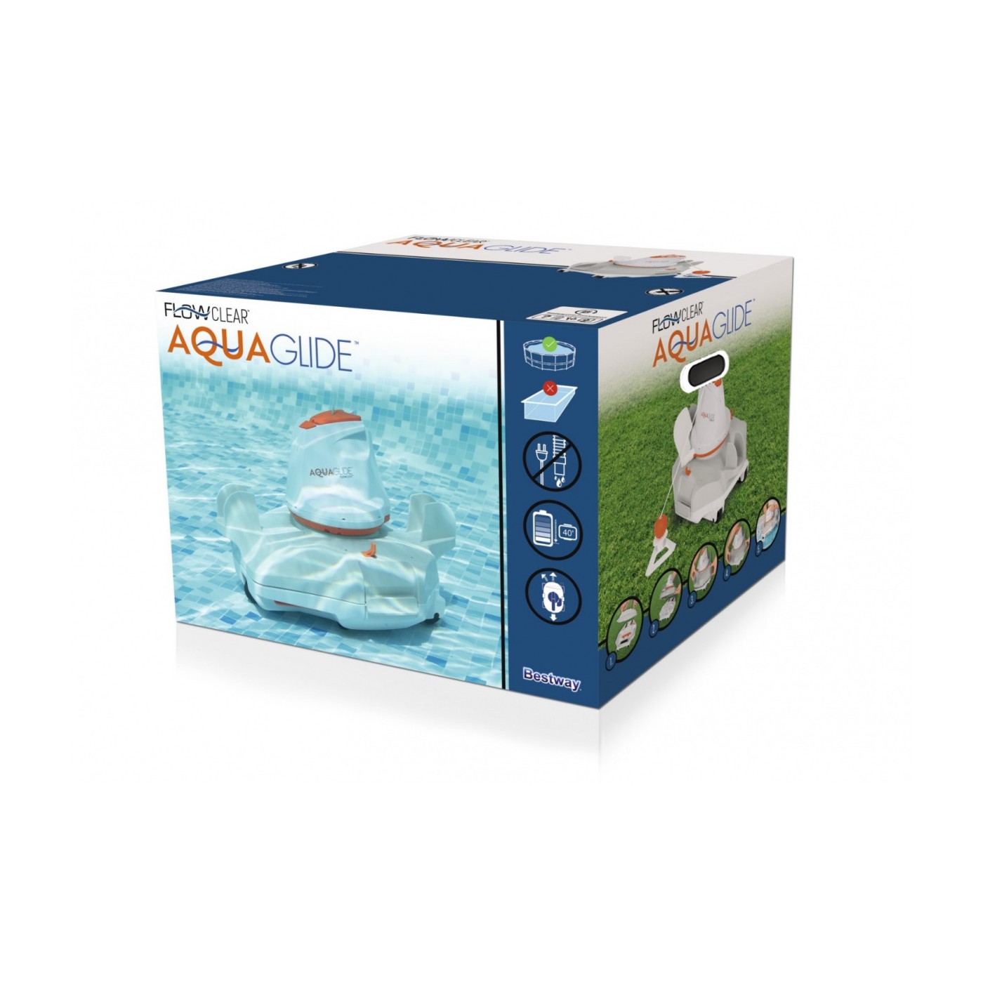 Vysavač na čištění bazénů BESTWAY AQUAGLIDE