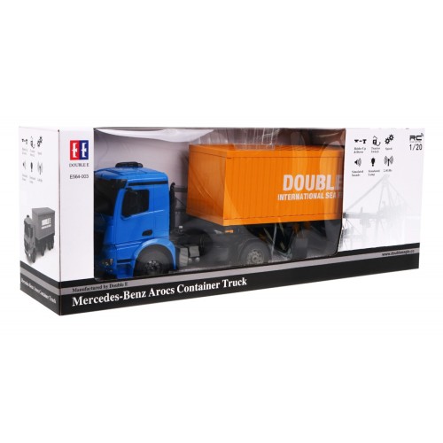 Autíčko  R/C Mercedes-Benz Arocs 2.4G Přívěs s Doub kontejnerem