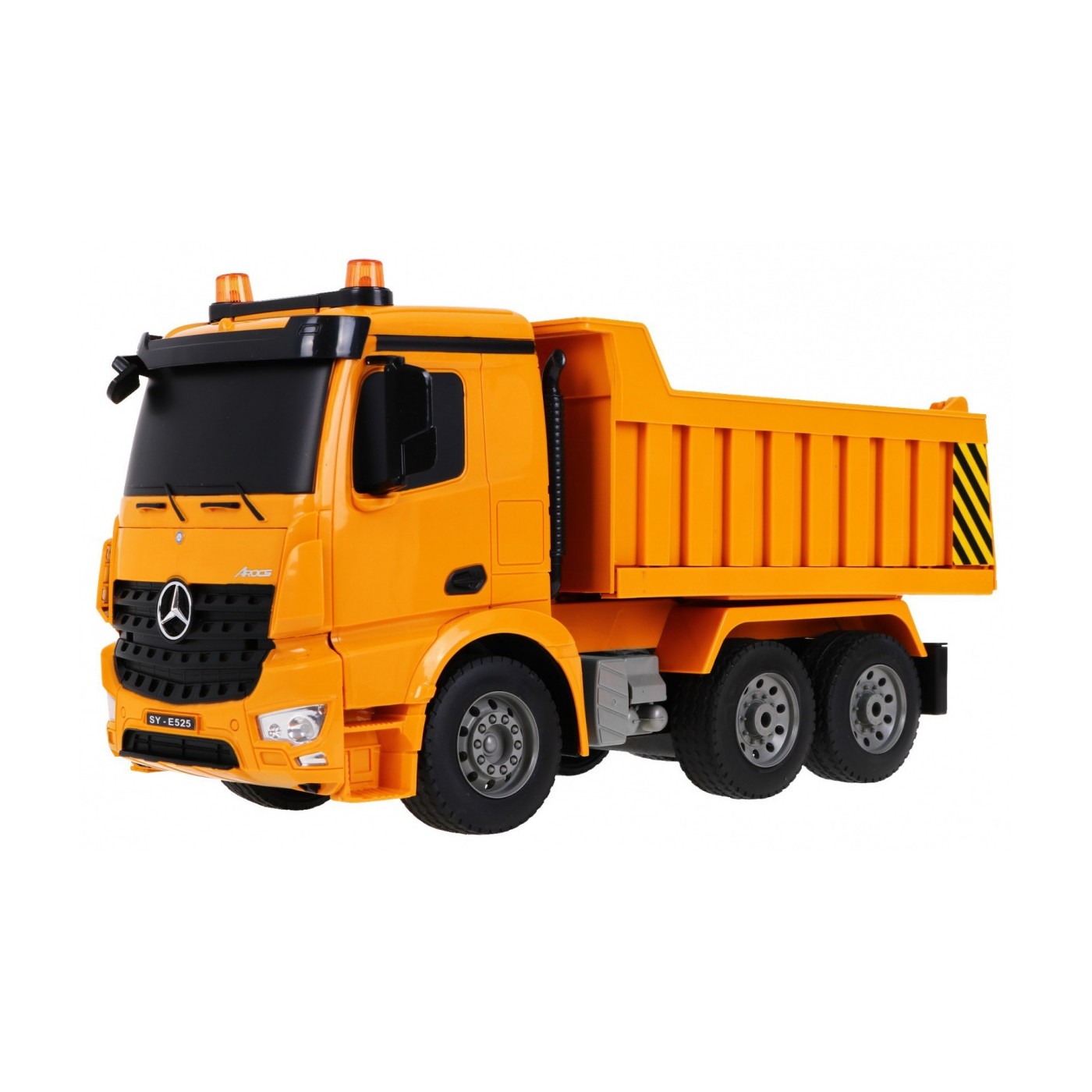 Sklápěč Mercedes-Benz Arocs pro děti 6+ dálkové ovládání model 1:20 Zvuky Světla
