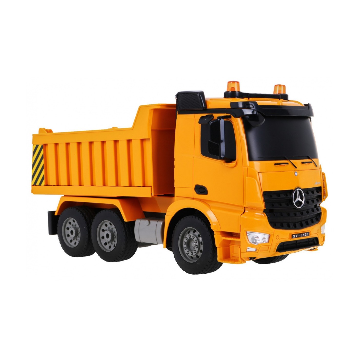 Sklápěč Mercedes-Benz Arocs pro děti 6+ dálkové ovládání model 1:20 Zvuky Světla