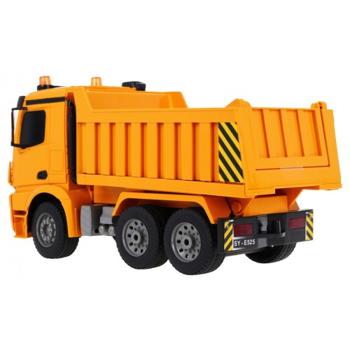 Sklápěč Mercedes-Benz Arocs pro děti 6+ dálkové ovládání model 1:20 Zvuky Světla