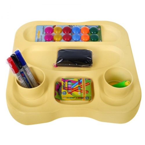 Velká oboustranná tabule pro děti 3+ modrá + tabule magnetická + příslušenství