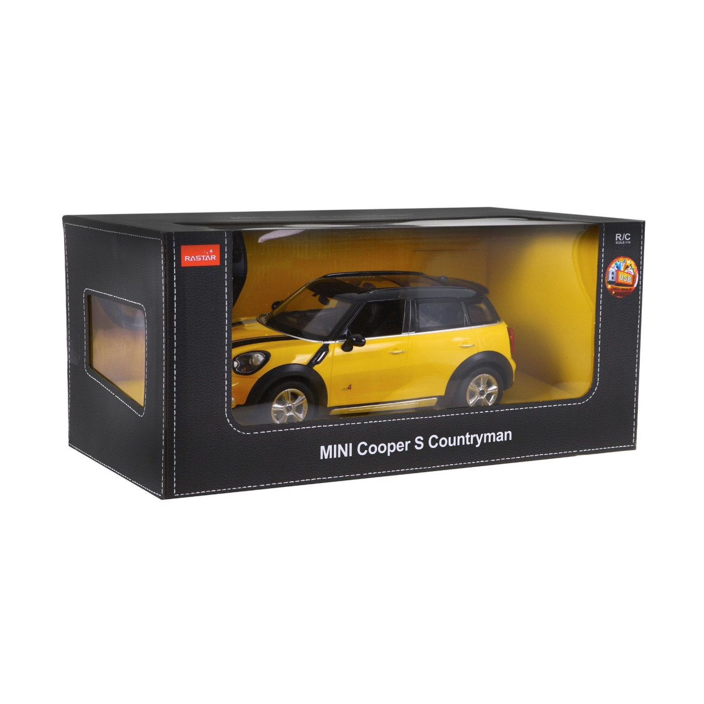 Autíčko R/C Mini Countryman ZOLTY 1:14 RASTAR