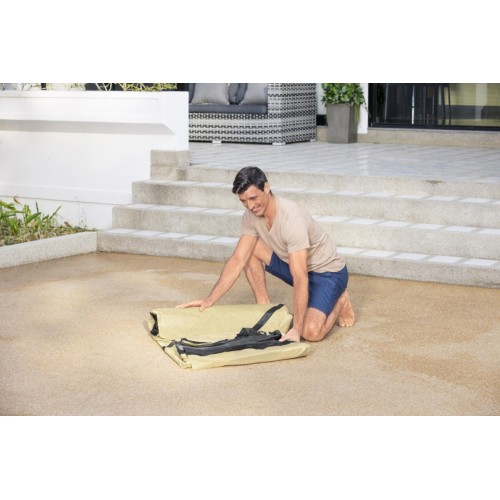Lay-Z-Spa jacuzzi stan ochranný pavilon 390X390X255CM BESTWAY moskytiéry odnímatelné dveře