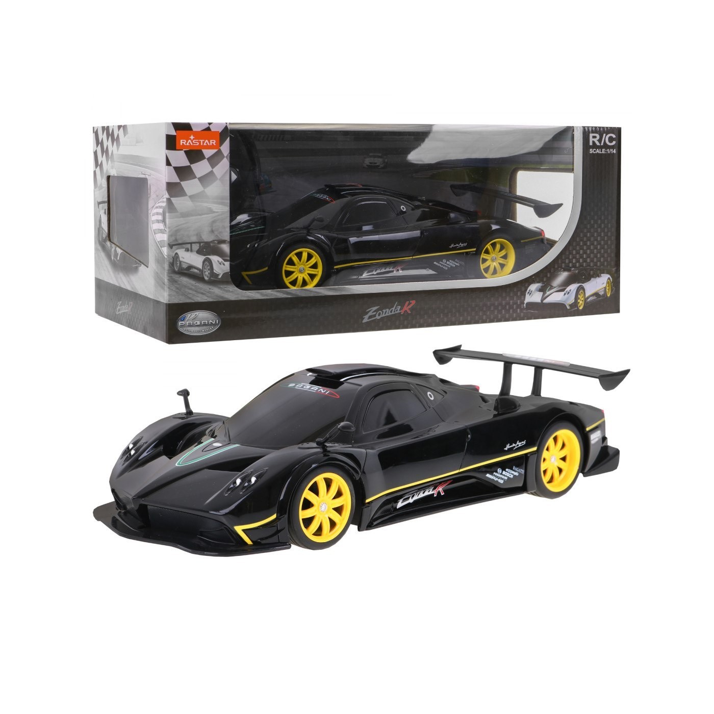 Autíčko R C Pagani Zonda černý 1 14 RASTAR