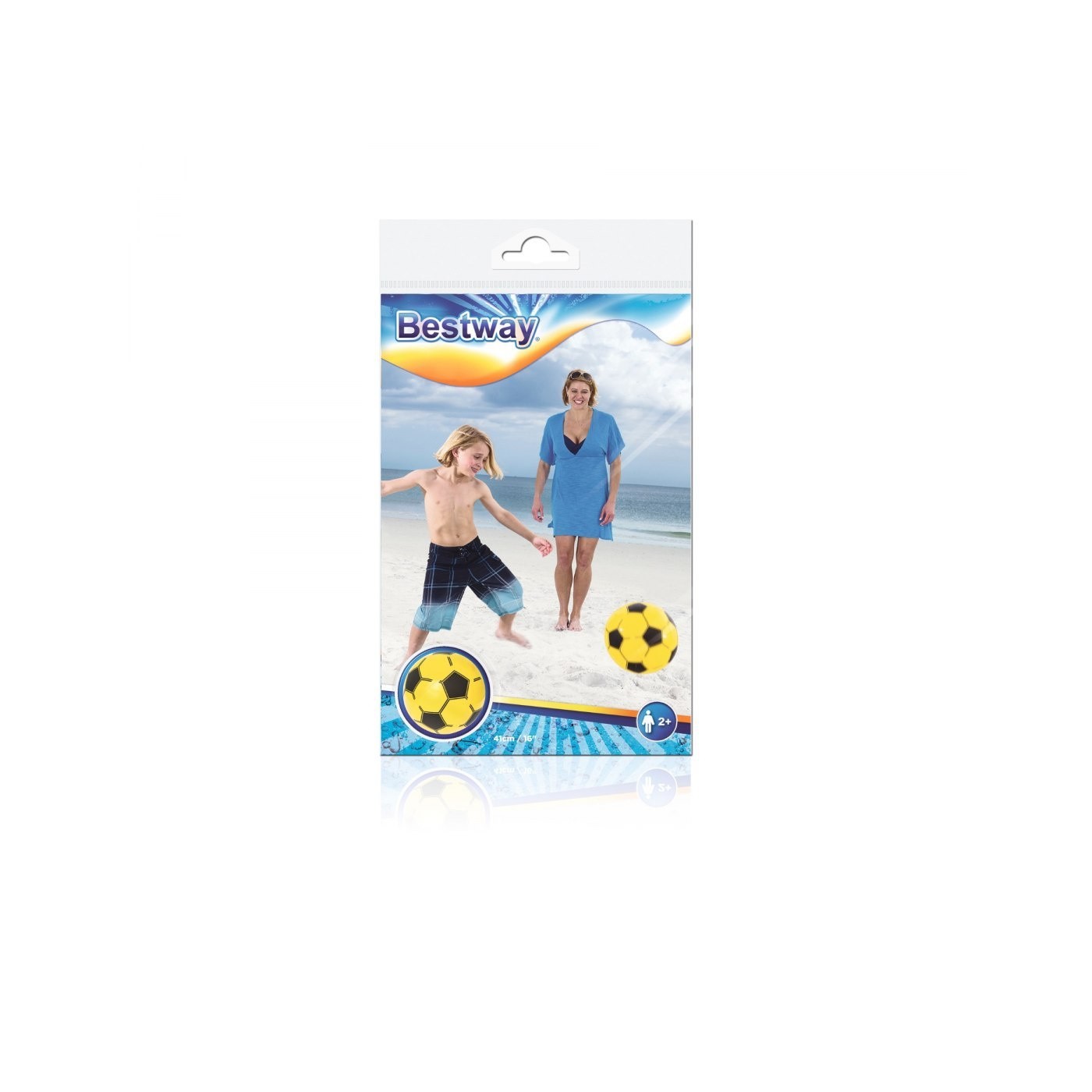 Plážový fotbalový míč 41 cm BESTWAY