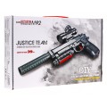 Dětská doplňková zbraň 6+ imitace M92 + Tlumič + Zaměřovač + Kuličky s hydrogelem