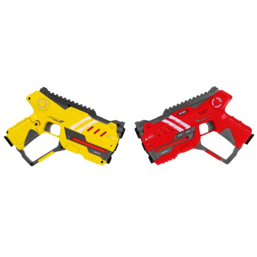 Laserové zbraně LASER TAG červená žlutá