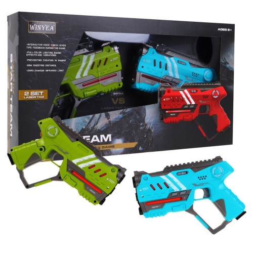 Laserové zbraně LASER TAG Zelená Modrá