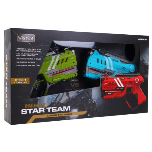 Laserové zbraně LASER TAG Zelená Modrá