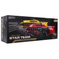 Sada 2 laserových zbraní pro děti 8+ Laser Tag červená Yellow 4 týmy + 4 typy zbraní