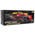Sada 2 laserových zbraní pro děti 8+ Laser Tag Blue zelená 4 týmy + 4 typy zbraní