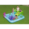 Zahradní hřiště Fantastické akvárium 239x206x86 BESTWAY + Skluzavka + Nafukovací hračky