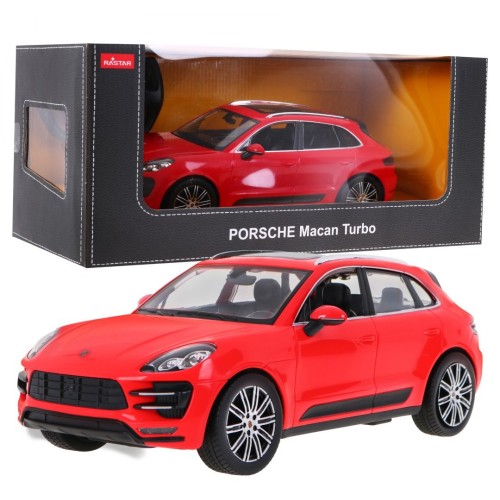 Autíčko R/C Porsche Macan Turbo červená 1:14 RASTAR