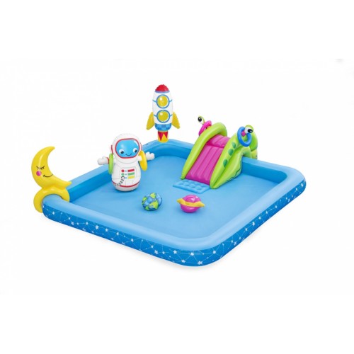 Vodní hřiště Small Astronaut 288X206X84 BESTWAY 5v1  + Skluzavka + Obruče