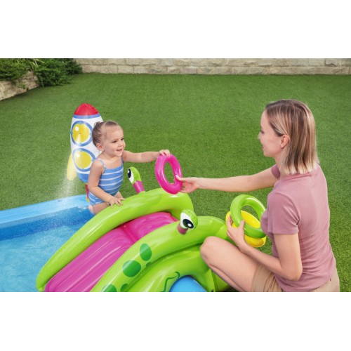 Vodní hřiště Small Astronaut 288X206X84 BESTWAY 5v1  + Skluzavka + Obruče