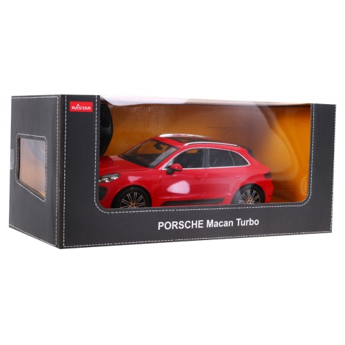 Autíčko R/C Porsche Macan Turbo červená 1:14 RASTAR