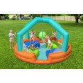 Dětské hřiště Vodní park Dodge Drench BESTWAY + vodní sprcha + 4 nafukovací plošiny