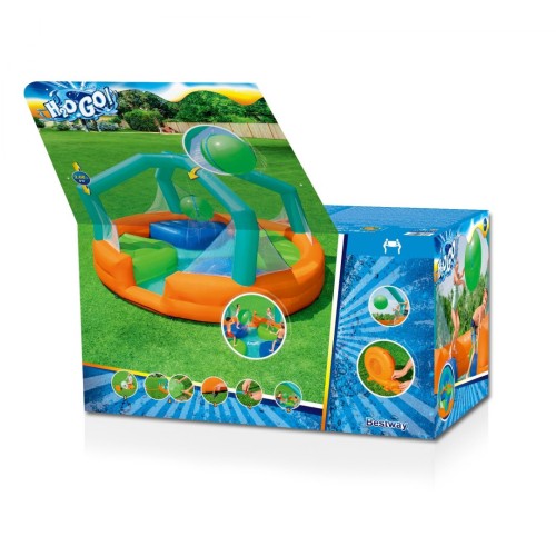 Dětské hřiště Vodní park Dodge Drench BESTWAY + vodní sprcha + 4 nafukovací plošiny