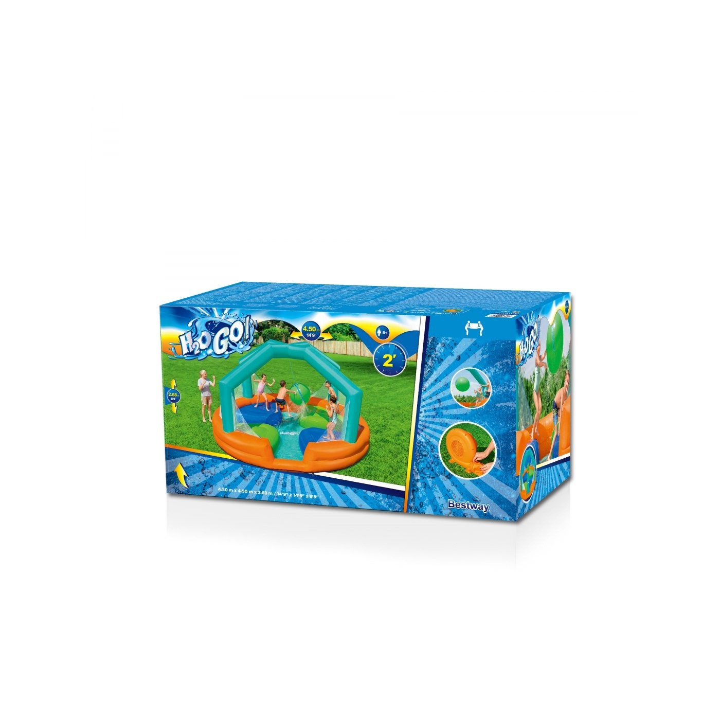 Dětské hřiště Vodní park Dodge Drench BESTWAY + vodní sprcha + 4 nafukovací plošiny