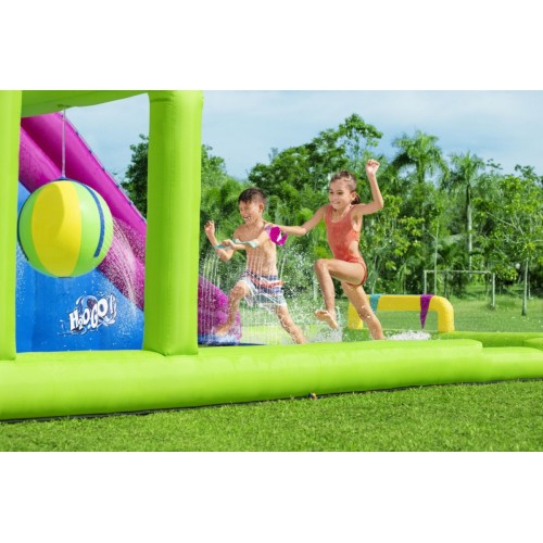 Mega vodní zábavní park děti 5+ BESTWAY Překážky + Skluzavka + Sprška