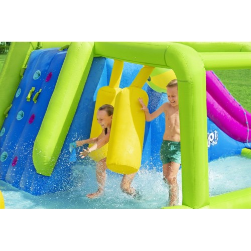 Mega vodní zábavní park děti 5+ BESTWAY Překážky + Skluzavka + Sprška