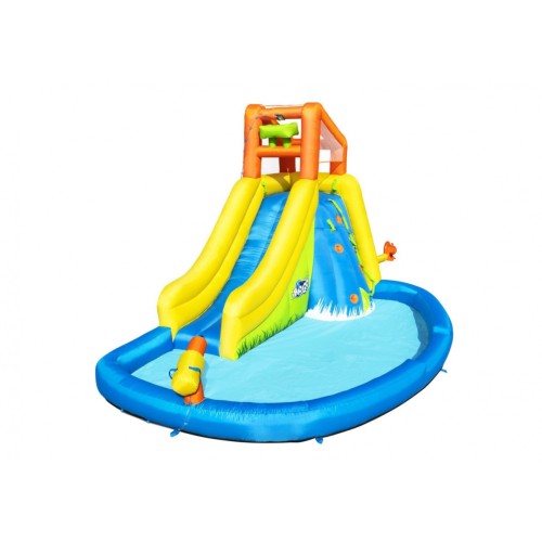 Hřiště 5+ vodní park BESTWAY + skluzavka + horolezectví