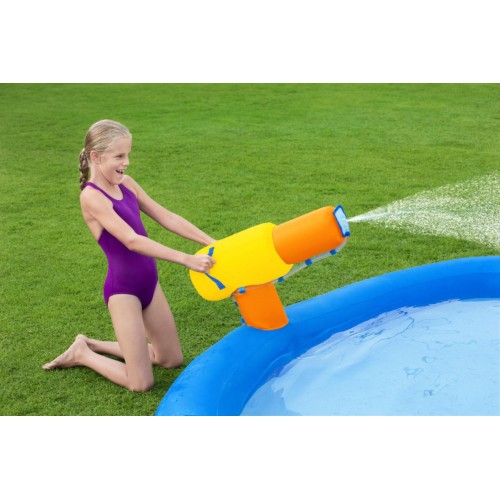 Hřiště 5+ vodní park BESTWAY + skluzavka + horolezectví
