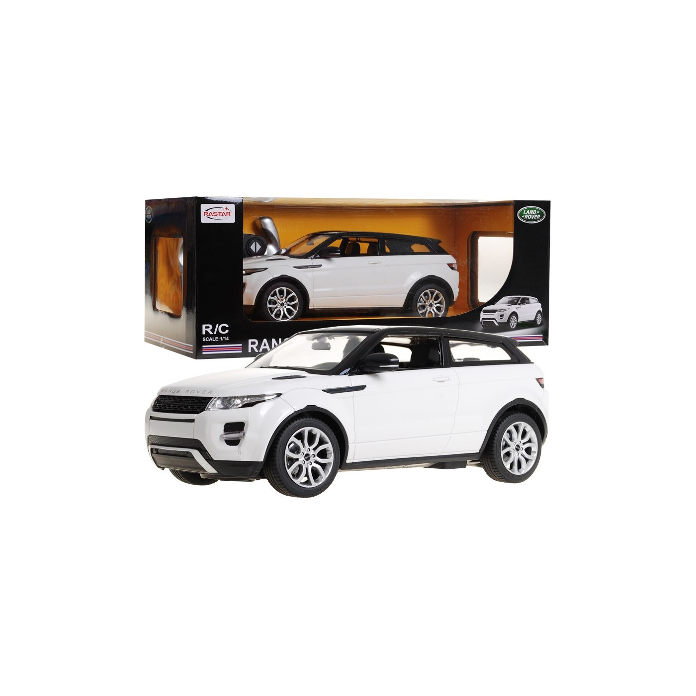 Range Rover Evoque bílý RASTAR model 1:14 Dálkové ovládání Auto SUV + dálkové ovládání