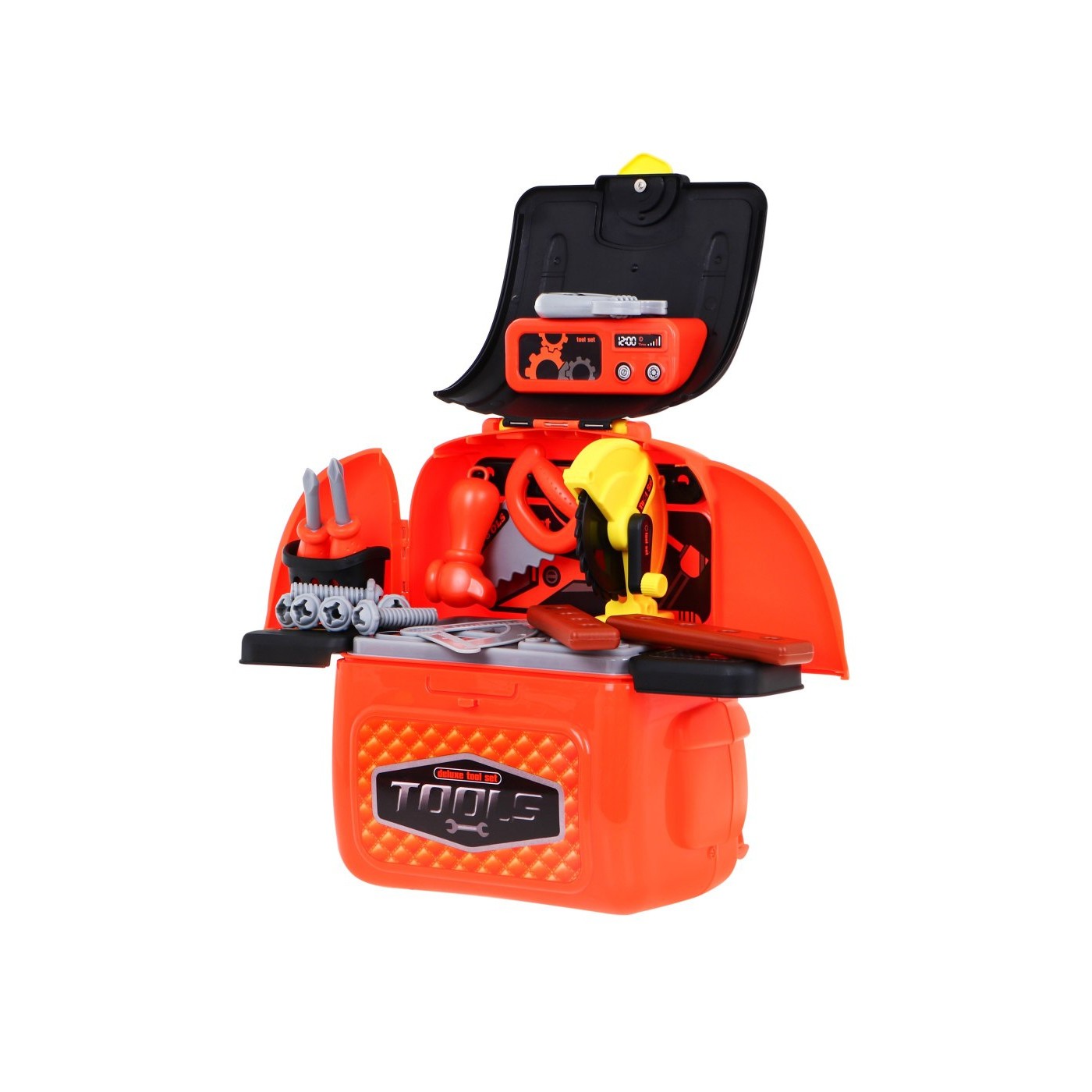 Batoh 2v1 Dětská dílna 3Přenosná DIY sada Nástroje Příslušenství