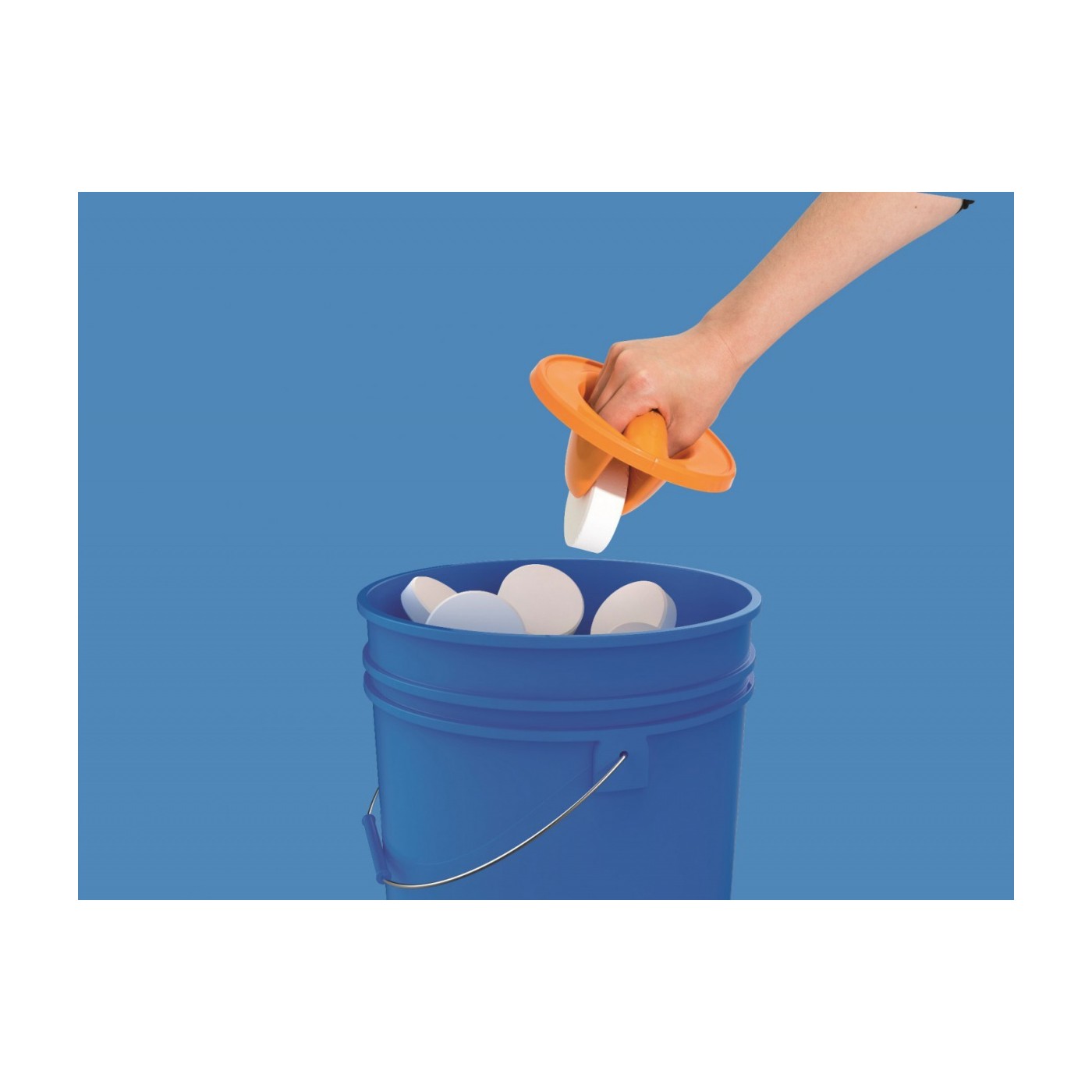 Dávkovač chemikálií s vestavěnou rukavicí ChemGuard BESTWAY POOL FLOAT