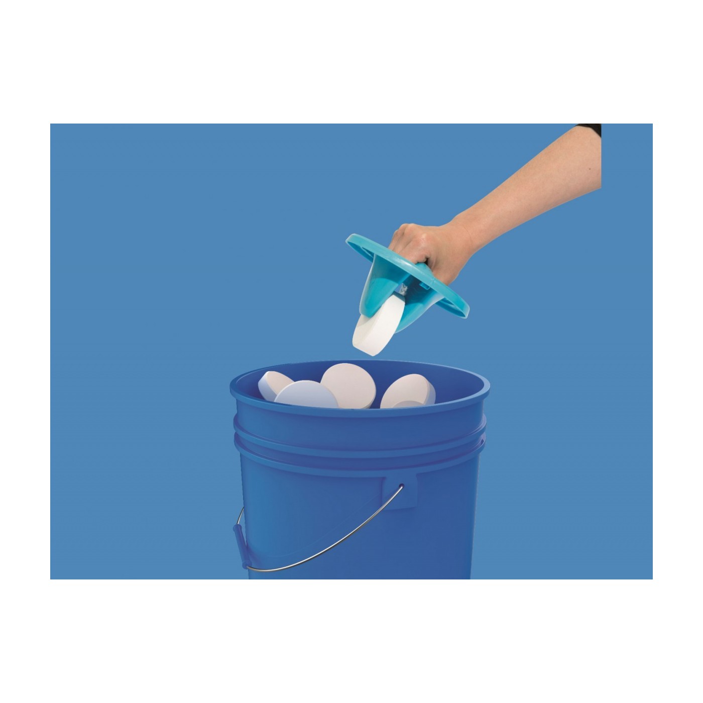 Dávkovač chemikálií s vestavěnou rukavicí ChemGuard BESTWAY POOL FLOAT