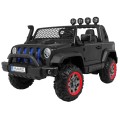AllRoad 2 Kids Off-Road auto černý + 4x4 Drive + dálkové ovládání + pomalý start + MP3 LED
