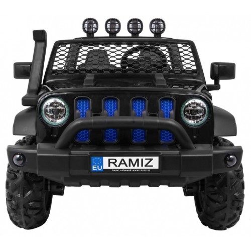 AllRoad 2 Kids Off-Road auto černý + 4x4 Drive + dálkové ovládání + pomalý start + MP3 LED