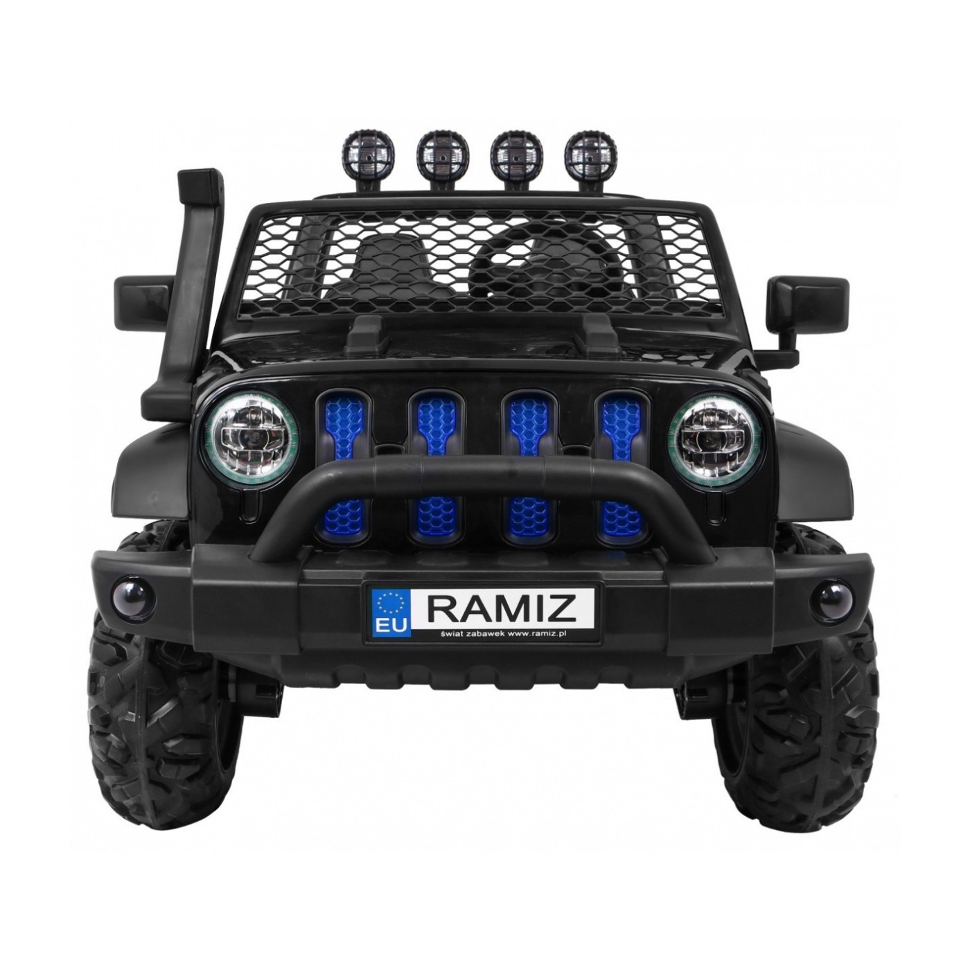 AllRoad 2 Kids Off-Road auto černý + 4x4 Drive + dálkové ovládání + pomalý start + MP3 LED