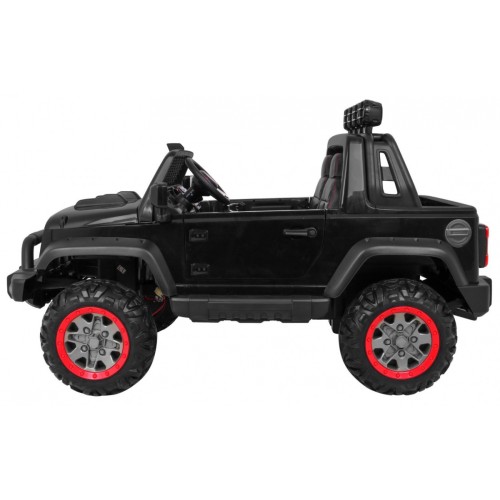 AllRoad 2 Kids Off-Road auto černý + 4x4 Drive + dálkové ovládání + pomalý start + MP3 LED