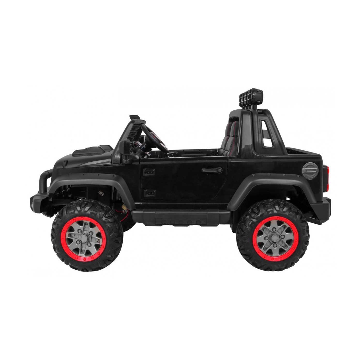 AllRoad 2 Kids Off-Road auto černý + 4x4 Drive + dálkové ovládání + pomalý start + MP3 LED