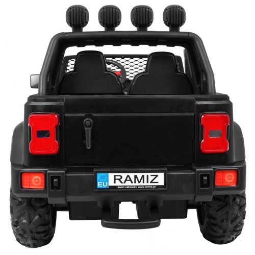 AllRoad 2 Kids Off-Road auto černý + 4x4 Drive + dálkové ovládání + pomalý start + MP3 LED