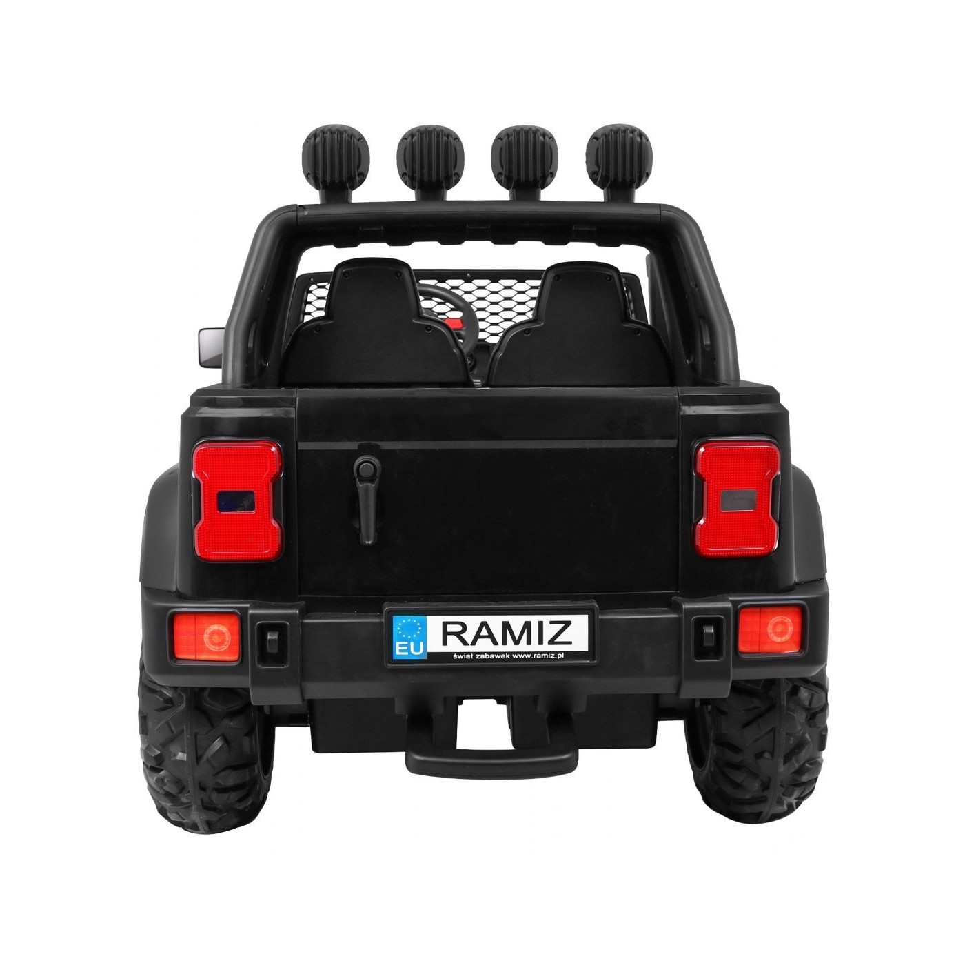 AllRoad 2 Kids Off-Road auto černý + 4x4 Drive + dálkové ovládání + pomalý start + MP3 LED
