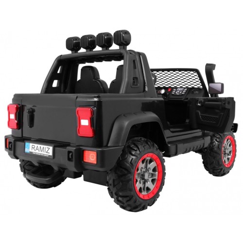 AllRoad 2 Kids Off-Road auto černý + 4x4 Drive + dálkové ovládání + pomalý start + MP3 LED